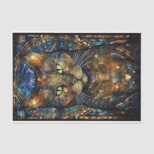 Glas in lood Cat. 2 Tissuepapier (Voorkant)