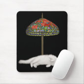 Glas in lood Cat Sunlamp Mousepad Muismat (Met muis)