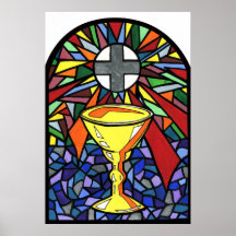 Glas in lood Chalice Art