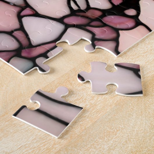 Glas in lood Cherry Blossom Legpuzzel (Zijkant)