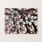 Glas in lood Cherry Blossom Legpuzzel (Horizontaal)