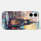 Glas in lood Church iPhone 16 Hoesje (Achterkant (horizontaal))