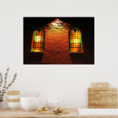 Glas in lood Church Poster (Keuken)