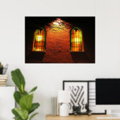 Glas in lood Church Poster (Thuiskantoor)