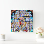 Glas in lood Church Window, Greenwich, Verenigd Ko Vierkante Klok (Huis)