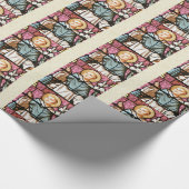 Glas in lood Church Window St. Dominic Rosary Cadeaupapier (Hoek)