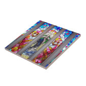 Glas in lood Church Window Tile Tegeltje (Zijkant)