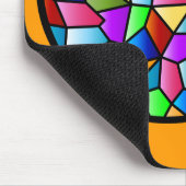 Glas in lood Circle Mousepad Muismat (Hoek)