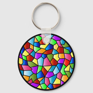 Glas in lood Circle Sleutelhanger
