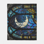 Glas in lood Crescent Moon Fleece Deken (Voorkant)