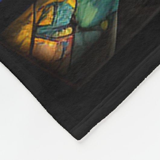 Glas in lood Crescent Moon Fleece Deken (Hoek)