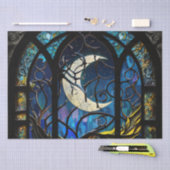Glas in lood Crescent Moon Tissuepapier (Craft)