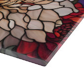 Glas-in-lood Dahlia Kunst Snijplank (Hoek)