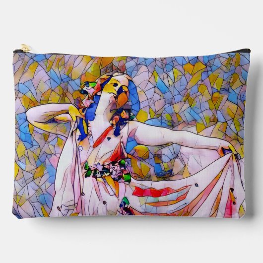 Glas in lood danser in vloeiende kleding etui (Voorkant)