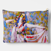 Glas in lood danser in vloeiende kleding etui (Achterkant)