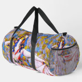 Glas in lood danser in vloeiende kleding plunjezak (Rechterhoek)