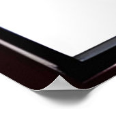 Glas in lood dat een boom voorstelt poster (Hoek)