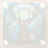 Glas in lood Deer Onderzetter (Achterkant)
