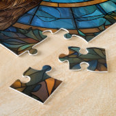 Glas in lood Deer Puzzel (Zijkant)
