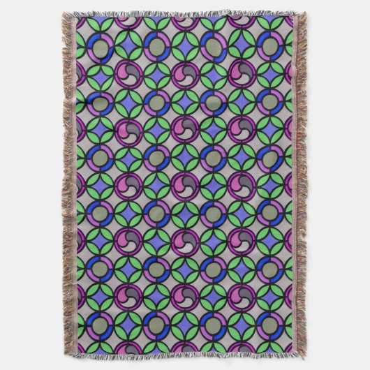 Glas in lood deken (Voorkant Verticaal)