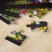 Glas-in-lood detail legpuzzel (Zijkant)