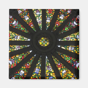 Glas-in-lood detail magneet