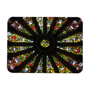 Glas-in-lood detail magneet