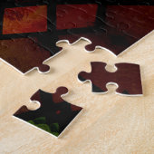 Glas-in-lood Diamant Patroon  Legpuzzel (Zijkant)