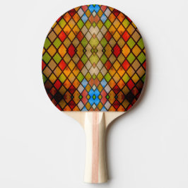 Glas-in-lood Diamant Patroon Tafeltennisbatje