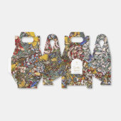 Glas in lood doopdoop gunst bedankdoosjes (Uitgevouwen)