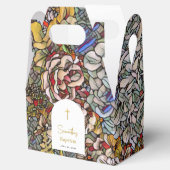 Glas in lood doopdoop gunst bedankdoosjes (Geopend)