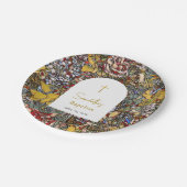 Glas in lood doopdoop gunst papieren bordje (Gekanteld)