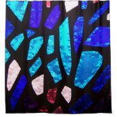 Glas in lood douchegordijn (Voorkant)