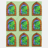 Glas in lood Dragon Fleece Deken (Voorkant)