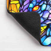 Glas in lood Dragon Muismat (Hoek)