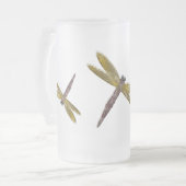 Glas in lood Dragonfly Bevroren Mok (Voorkant links)