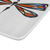 Glas in lood Dragonfly Decoratief Cutting Board Snijplank (Hoek)
