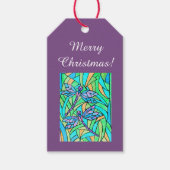Glas in lood Dragonfly Gift Labels Cadeaulabel (Voorkant)