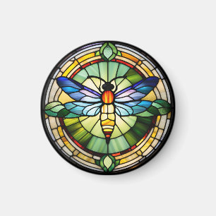 Glas in lood Dragonfly Magneet