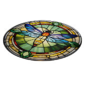 Glas in lood Dragonfly Snijplank (Hoek)