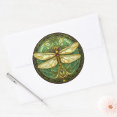 Glas in lood Dragonfly Sticker (Envelop)