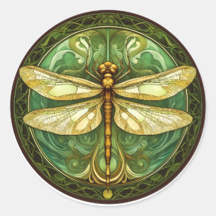 Glas in lood Dragonfly Sticker