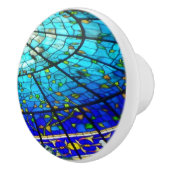 Glas in lood Drawer Keramische Knop (Rechts)