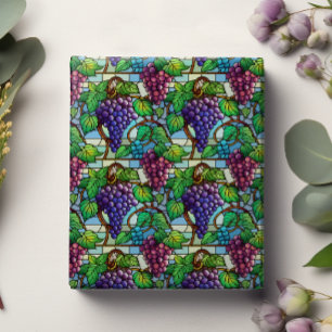 Glas in lood druiven cadeaupapier