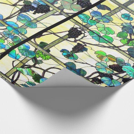 Glas in lood Druivenpapier Cadeaupapier (Hoek)