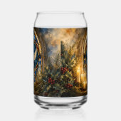Glas-in-lood Duif Kerstmisraam Blikvorm Glas (Links)