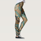 Glas in lood Earth Tone Leggings (Rechts)