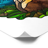 Glas in lood Easter Jesus Eggs Poster (Hoek)