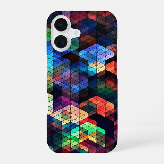 Glas-in-lood-effect iPhone 16 Hoesje (Achterkant)