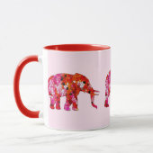 Glas in lood Elephant Mok (Links)